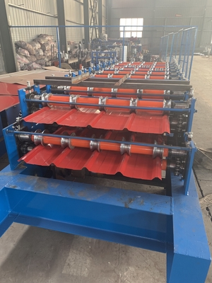Corrugated IBR Double Layer Sheet Metal Siding Roof Panel Forming Machine